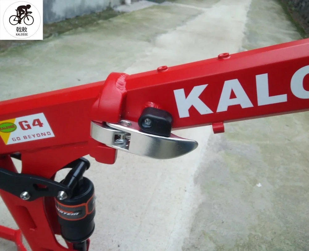 Kaloss полный Подвеска рама для снежного велосипеда BB120mm 26*4 0 дюймов складной жира