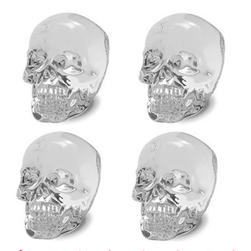 Sale 1PC Hot Large Ice Cube Tray Pudding Mold 3D Skull Silicone 4-Cavity DIY Maker Household Use Kitchen Accessories | Дом и сад