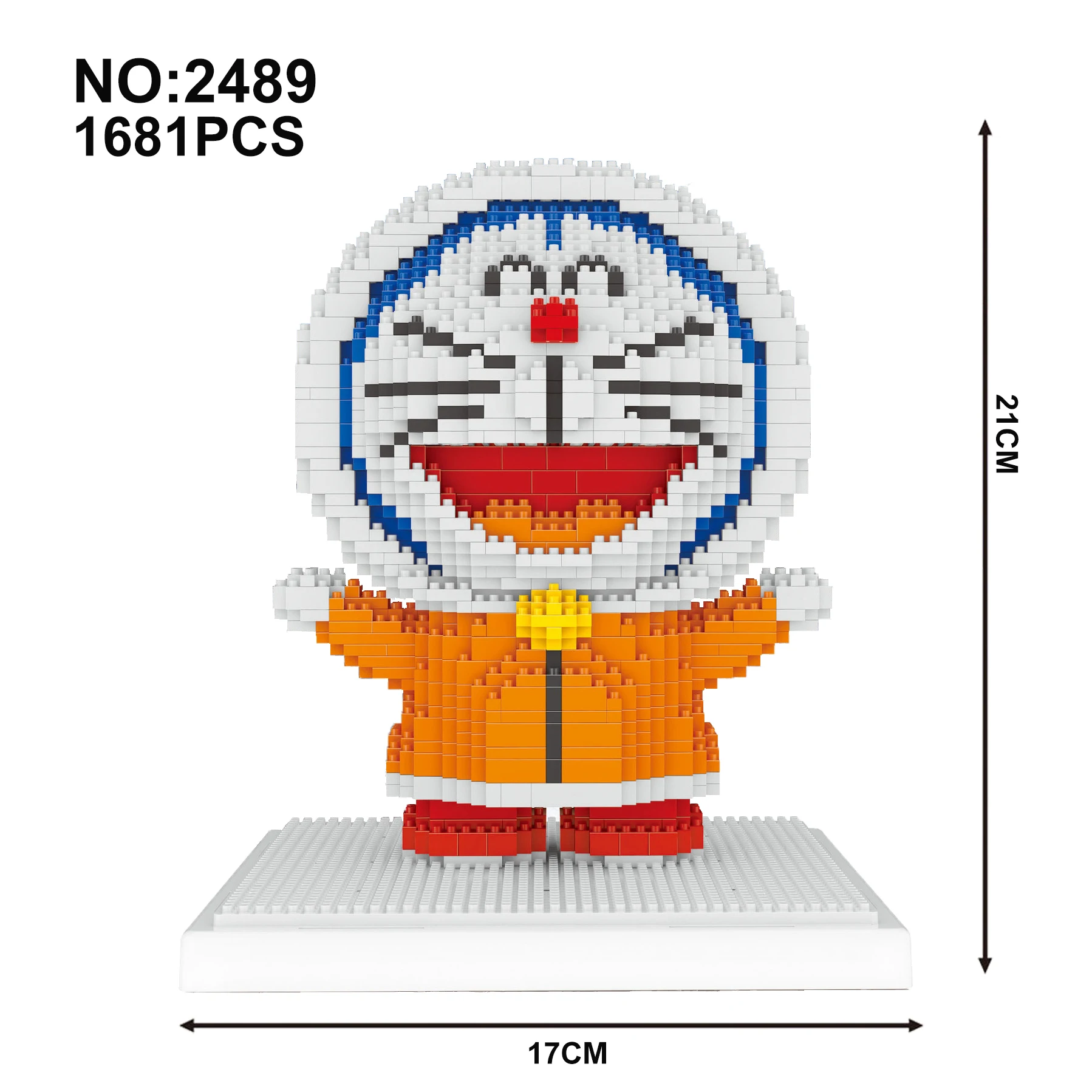 Модель строительные блоки Doraemon серия мультфильм juguetes Аниме фигурки собранные мини-конструктор развивающий игрушки для детей Подарки