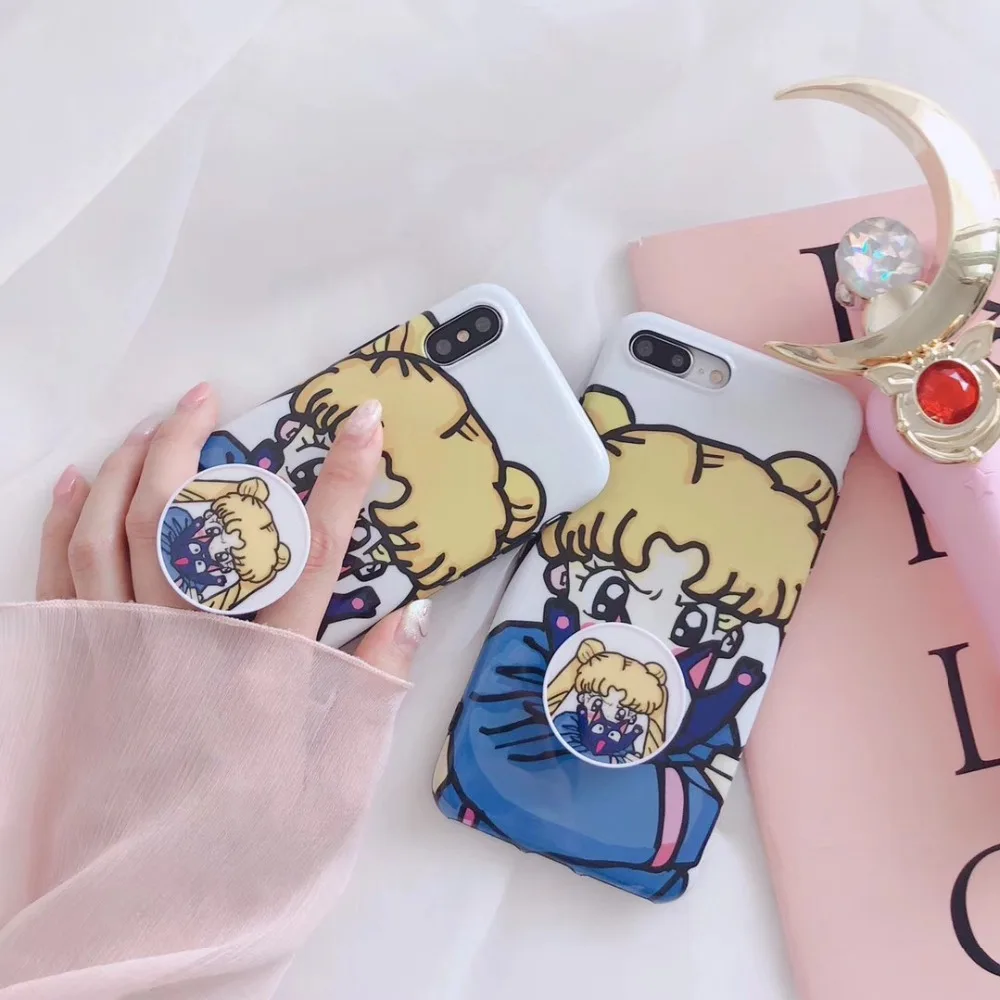 Cuptakes роскошные матовые IMD Мягкий силиконовый чехол для Apple iPhone 7 8X6 6 S плюс крышка