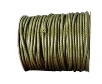 50yardsroll3 5mm olive green korea polyester wax cord waxed rope threaddiy jewelry accessories bracelet necklace wire string