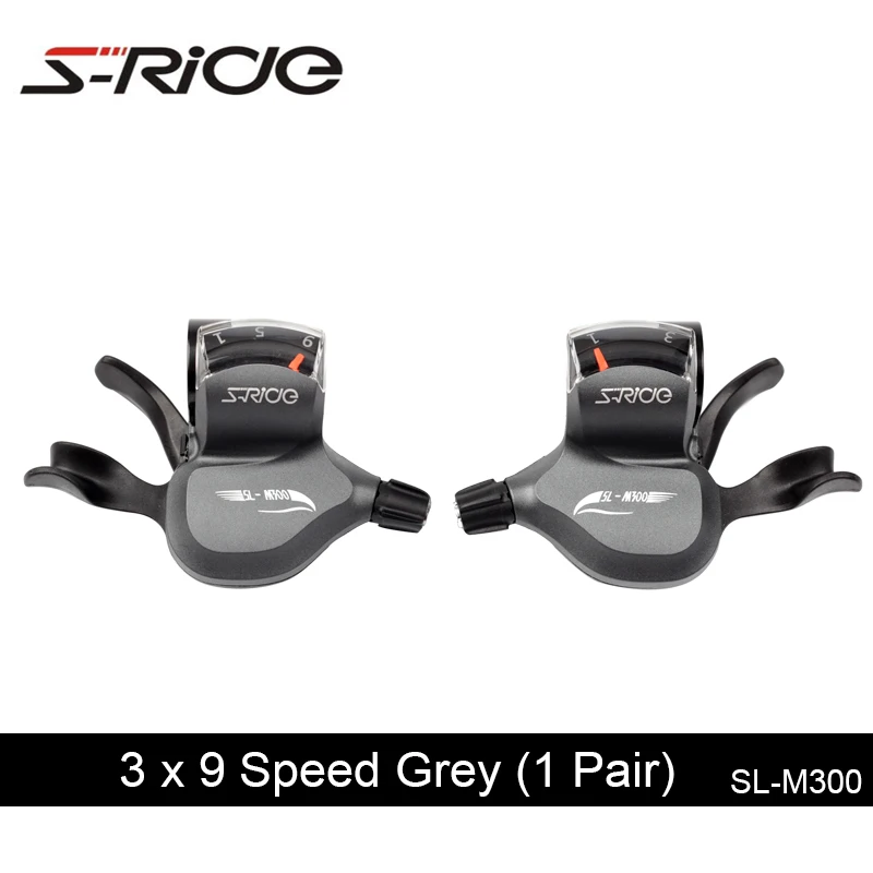 3x9s Grey S-Ride MTB дисковый тормоз триггер переключения 3x9s Совместимый SHIMANO Велоспорт Mount велосипедная передача со сменным кабелем запчасти для велосипеда - Цвет: 3x9s Grey
