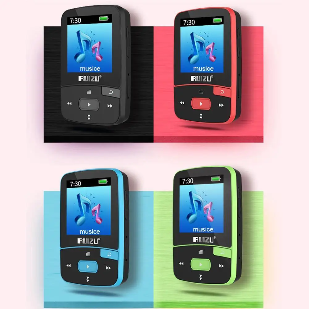 Новое поступление оригинальный RUIZU X50 спортивный MP3 плеер 8 ГБ с поддержкой экрана