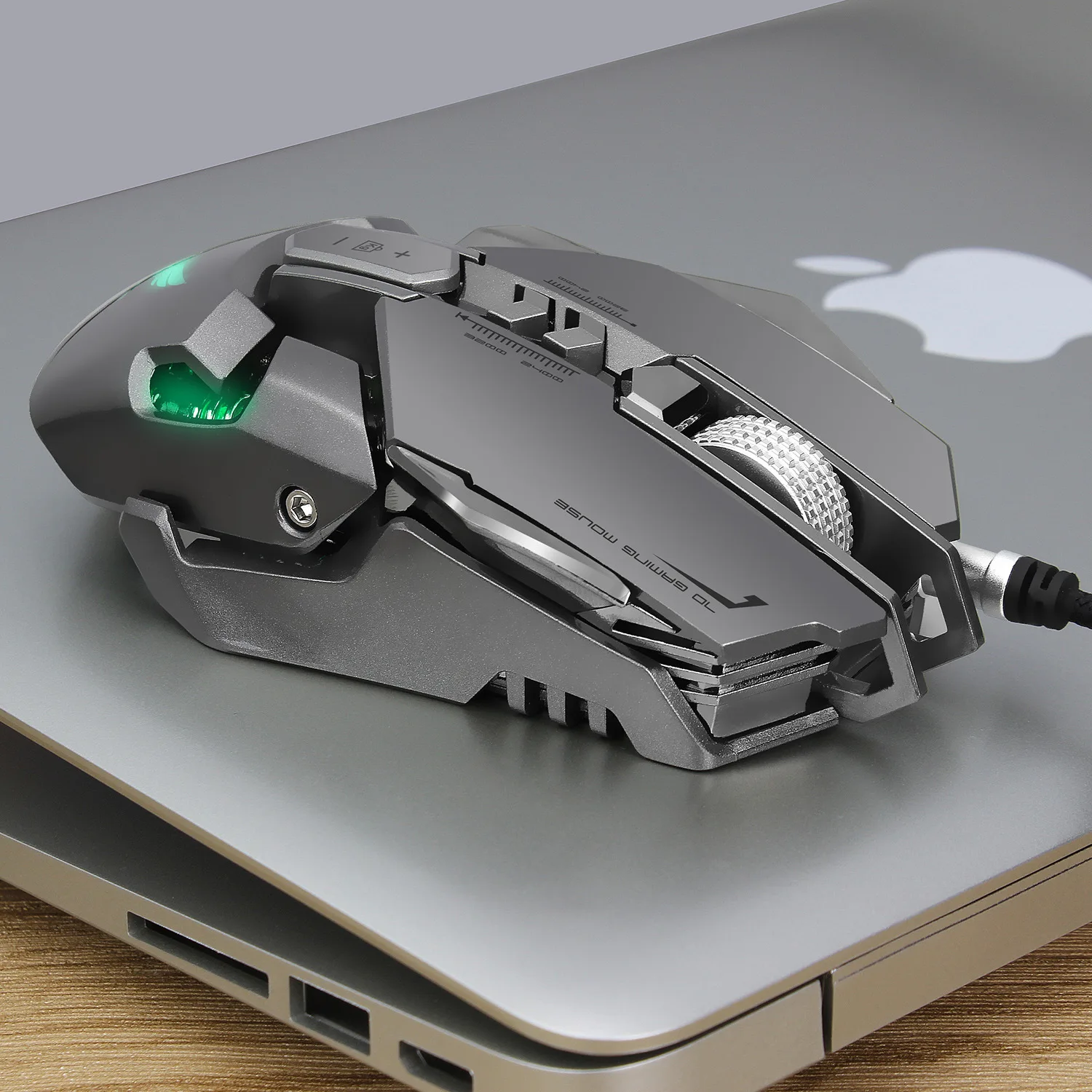 Проводная игровая мышь, 3200 dpi, USB, профессиональная игровая Механическая мышь, 7 клавиш, программирование макросъемки, Игровые Мыши для ПК, игры
