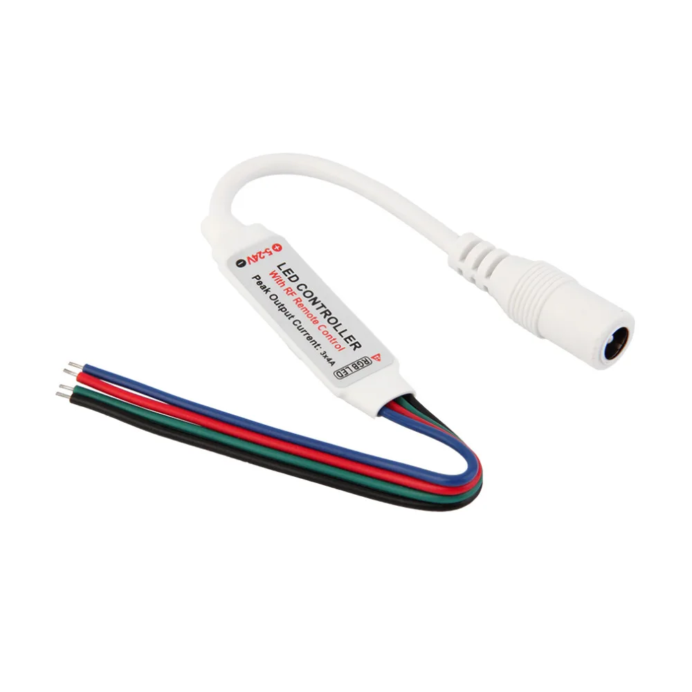 RF10 ключей DIY Беспроводной DC Пульт дистанционного управления LED RGB красочные с