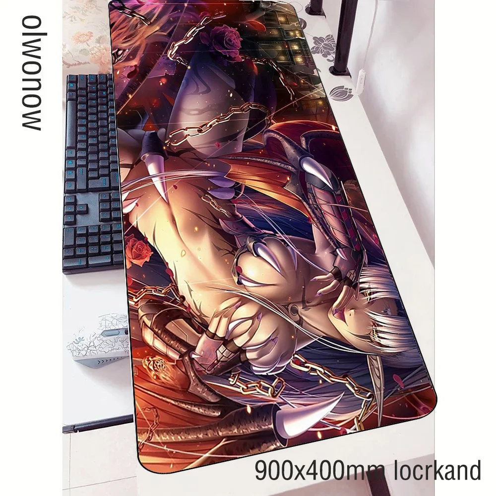 Сексуальный коврик для мыши 900x400x3 мм игровой с HD рисунком большой геймер