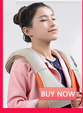 AngelRuila домашний/Автомобильный массажер для тела, массаж шеи и тела, подушка для шеи и тела, электрическое инфракрасное Отопление, шиацу, спа-оборудование