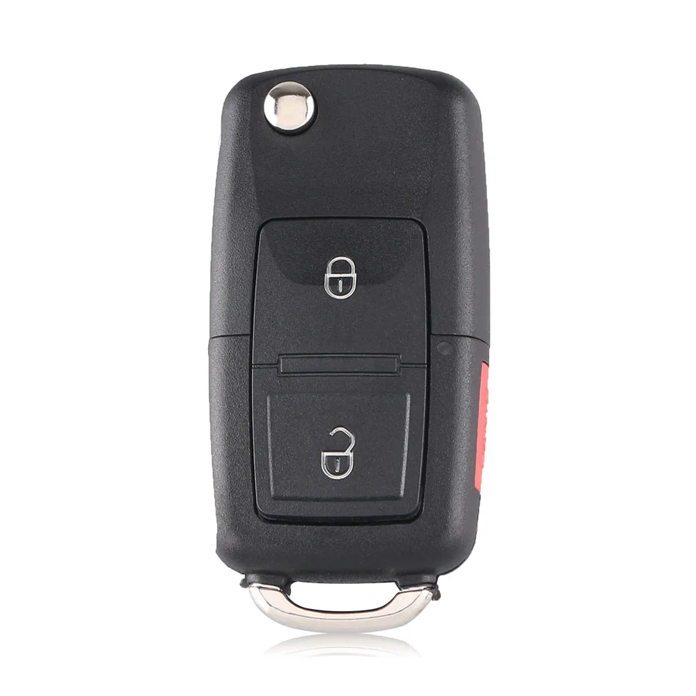 DANDKEY 10 шт./лот раскладной чехол для ключа с дистанционным управлением 2 + 1 кнопка
