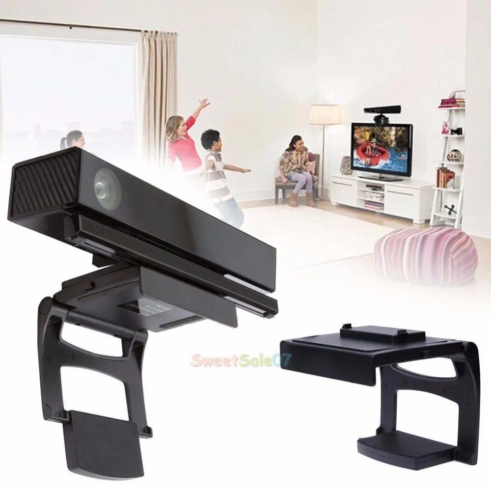 ТВ Регулируемый Клип Стенд держатель датчик игры для xbox ONE Kinect + крышка