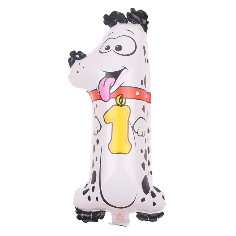 Бесплатная доставка Новые Алюминиевые воздушные шары с животными для детей 0-9 на