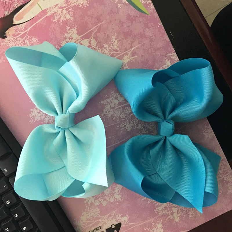 Заколки для волос 10 шт./лот 8 дюймов с большим бантом|ribbon hair clip|hair cliplarge bows |
