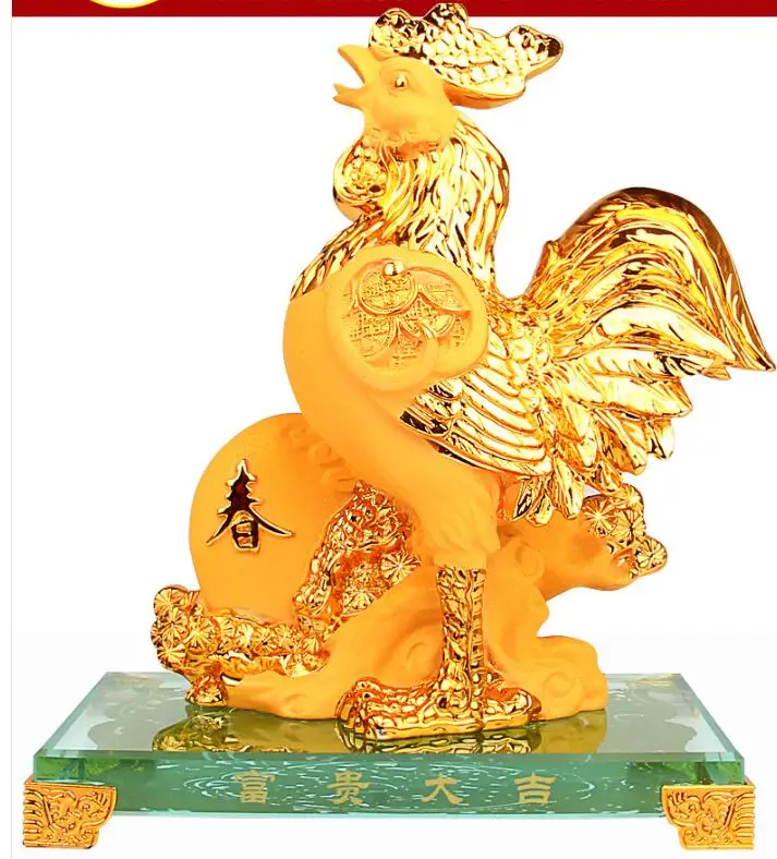 Золото китайского зодиака обезьяна курица большой золотой Зодиак животных