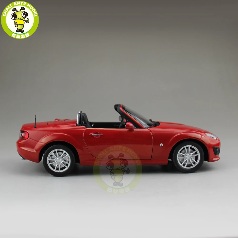 1/18 Mazda MX-5 MX 5 Roadster литая под давлением металлическая модель автомобиля игрушка мальчик девочка подарок коллекция красный