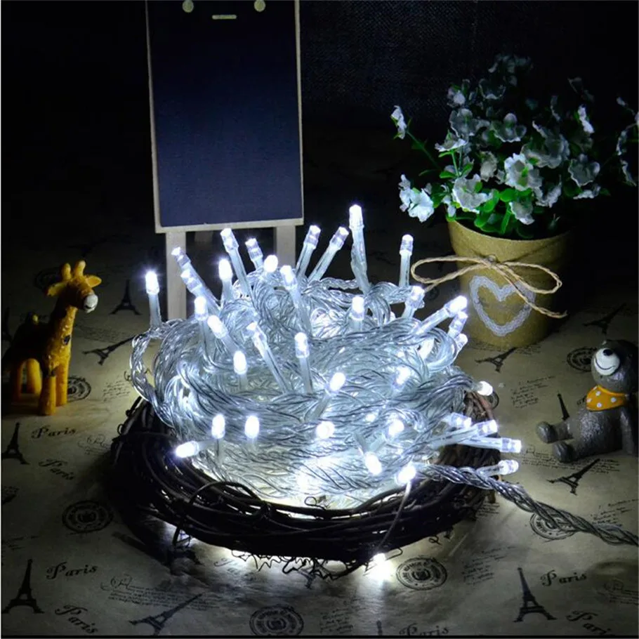 Светодиодная гирлянда водонепроницаемая 220 В 10 м|string lights|led string lights10m led lights |