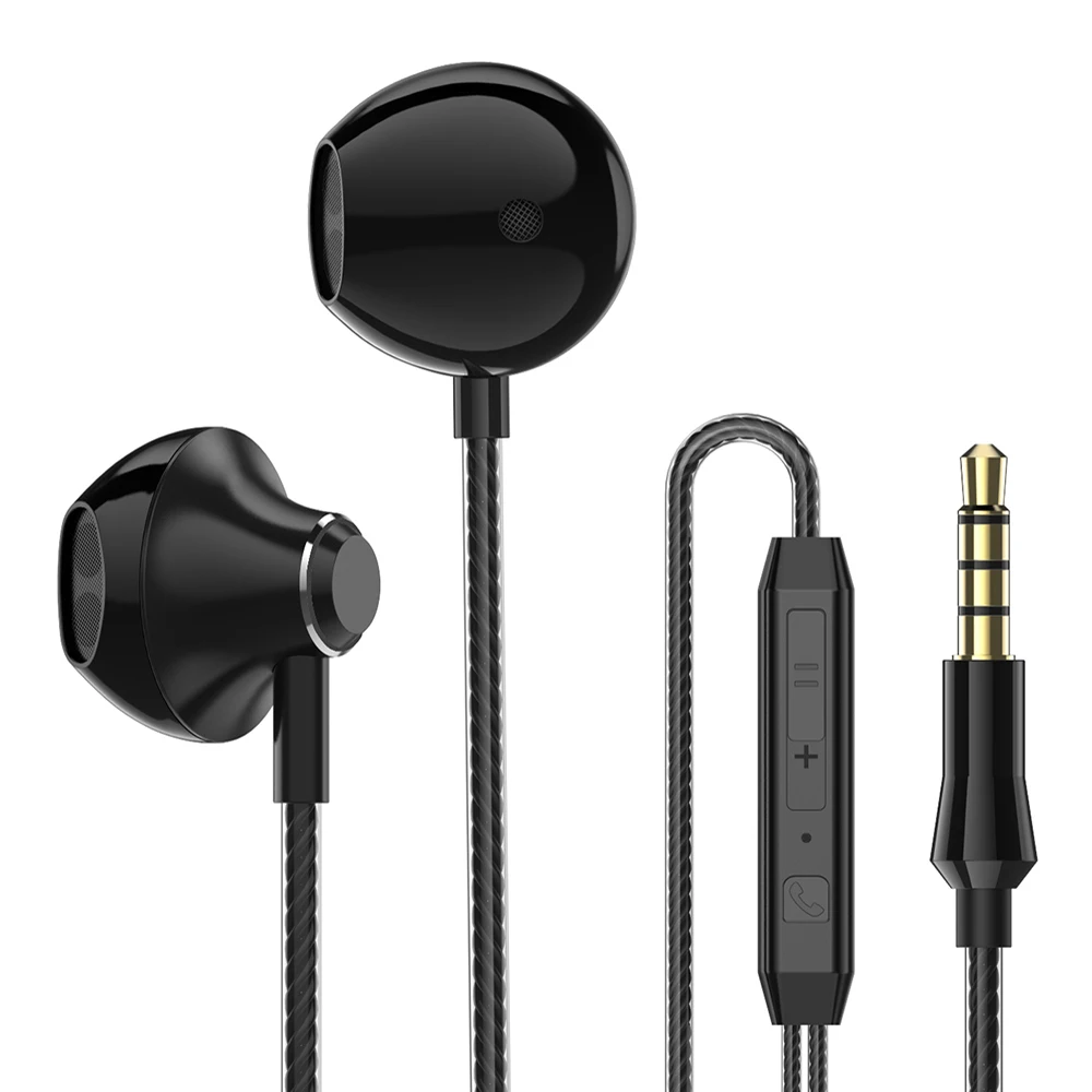 PTM стерео Бас наушники вкладыши спортивные беговые с микрофоном fones de ouvido игровые