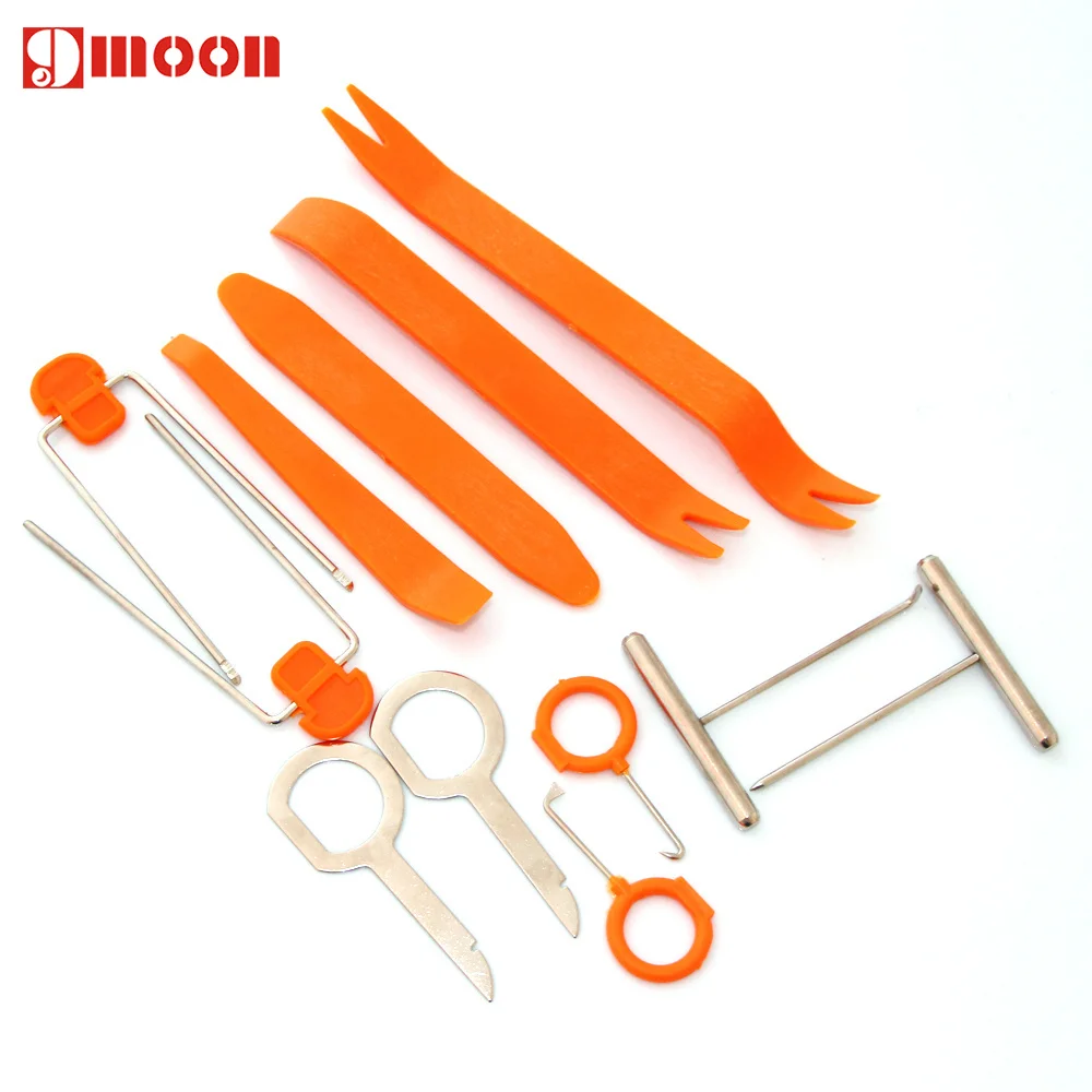 Универсальный автомобильный Радио дверной зажим панель отделка тире Аудио