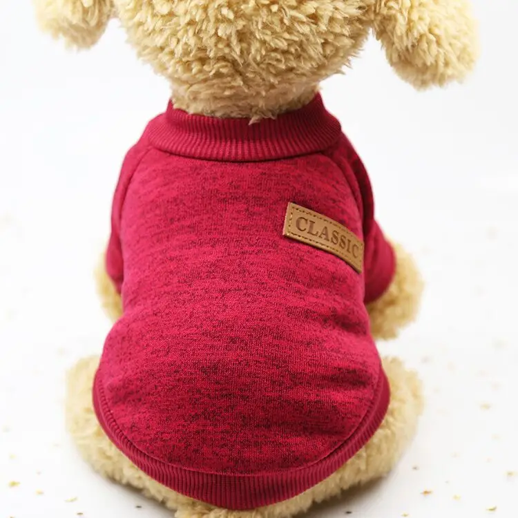 Wine Red Одежда для домашних животных, одежда для собак, маленькая куртка для собаки, пальто, одежда для собак, зимняя одежда для больших собак, одежда для кошек, одежда для домашних животных, чихуахуа - Цвет: Wine Red