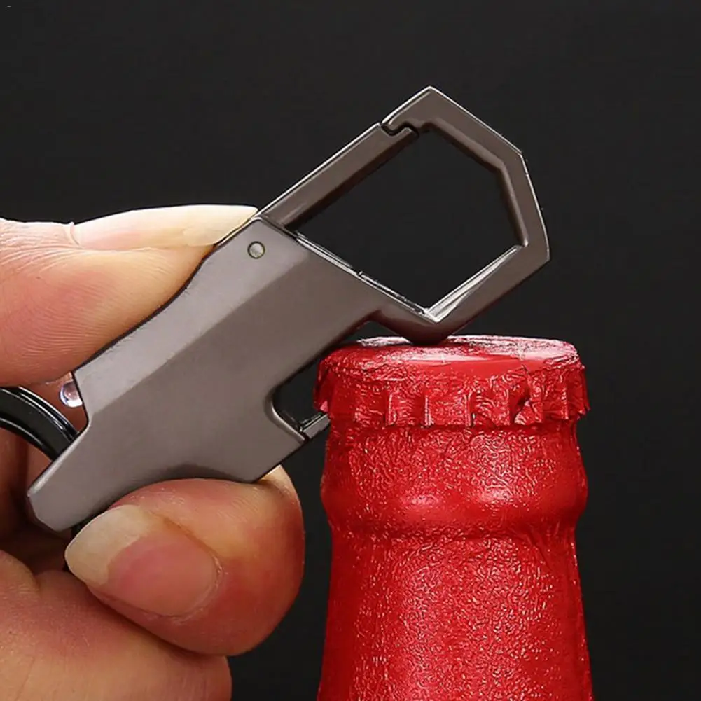 Многофункциональный брелок для ключей автомобильный открывалка бутылок из