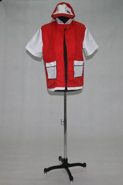 Красная куртка Покемон пепел костюм для косплея E001|cosplay costume|pokemon ash ketchumash ketchum |