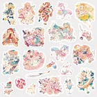 Декоративная наклейка для скрапбукинга наклейки из бумаги васи для милой девушки, канцелярские наклейки для дневника, альбома