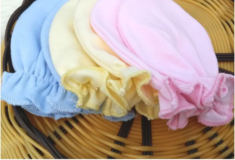 Перчатки из 2020 хлопка перчатка для младенца защита на Кроватку Новорожденного с