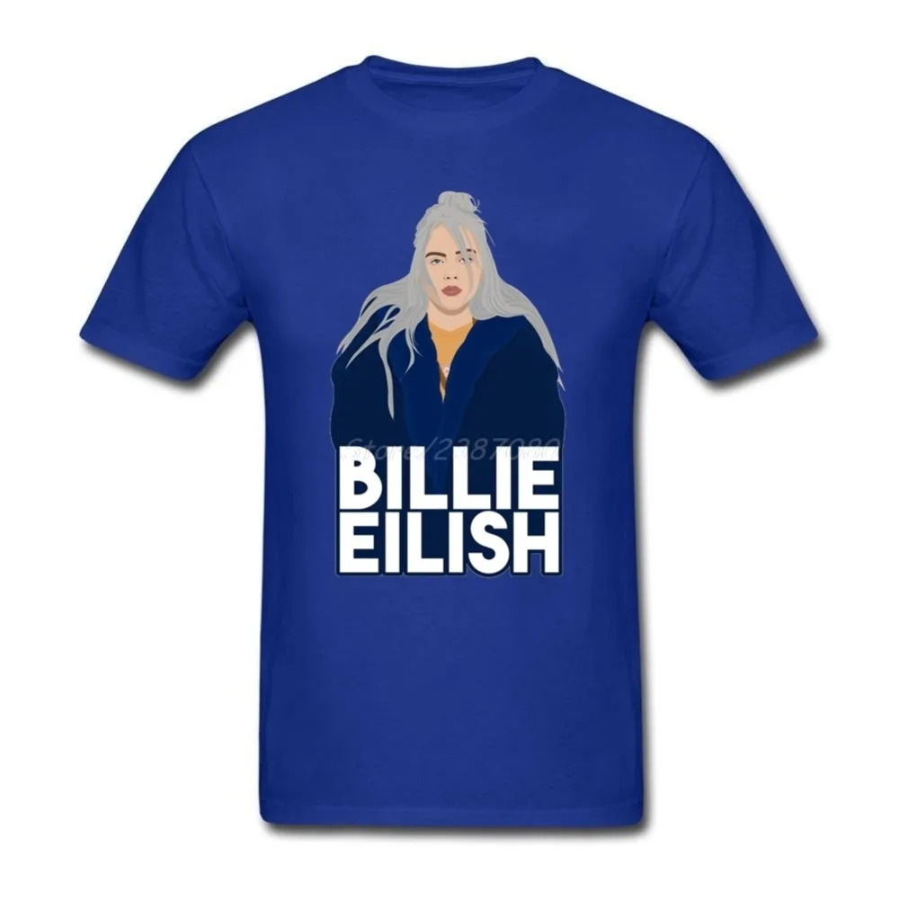 Новая футболка Billie Eilish парная Мужская хлопковая с круглым вырезом большие