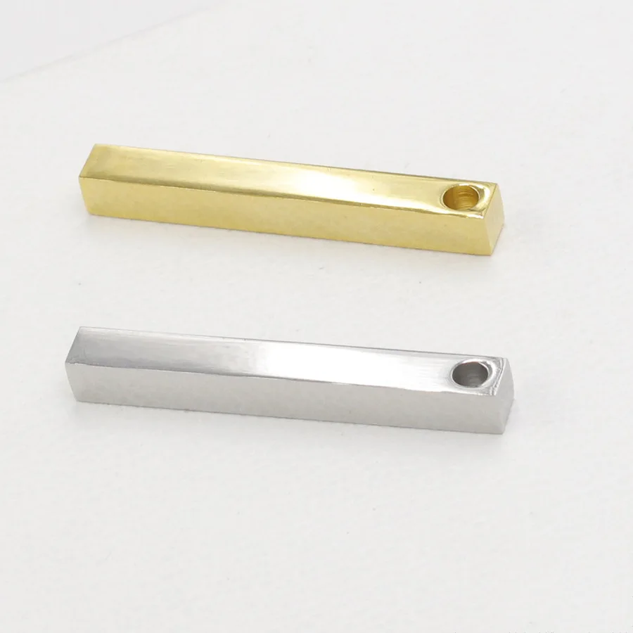 5x40mm Stainless Steel Polished Golden Color Long Pendant for Jewelry Making DIY Findings Accessories | Украшения и аксессуары