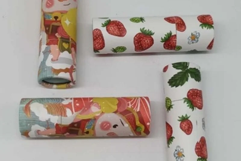 12 1 мм пустая губная помада трубка крафт бумага многоразовая бальзам для губ