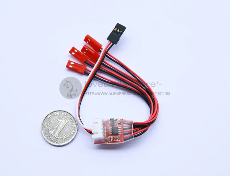 Электронный пульт дистанционного управления 4 канала 12В putout для DIY quadcopter mini drone