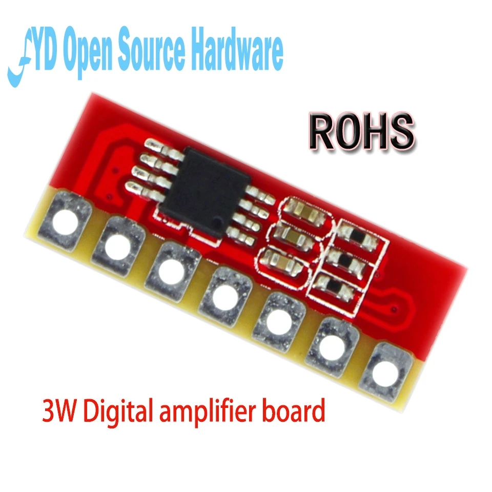 1 шт. Мин 5V OEP3W 2 54 шаг мощный усилитель звуковой частоты доска поворотный