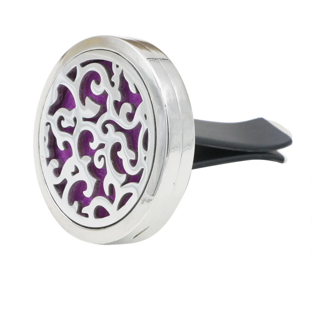 Автомобильный освежитель воздуха клипса для духов (dendritic shape) из нержавеющей