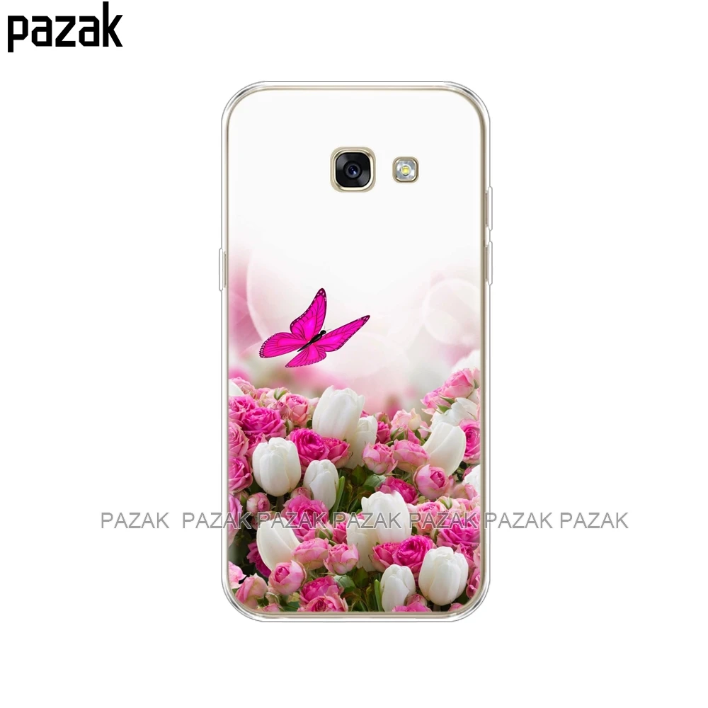 61409 Силиконовый чехол для телефона чехол для samsung Galaxy A6 A8 A3 A310 A5 A510 A7 Мягкий ТПУ Разноцветные Бабочки, цветы coque - Цвет: 61409