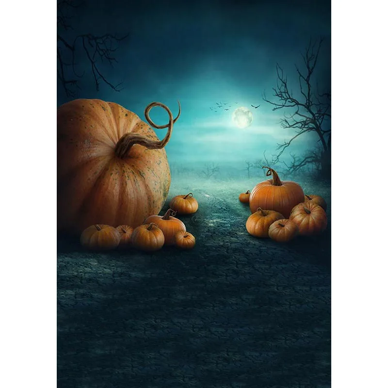 5X7ft Happy Halloween Задний план винил фотографии компьютер с принтом фонов для