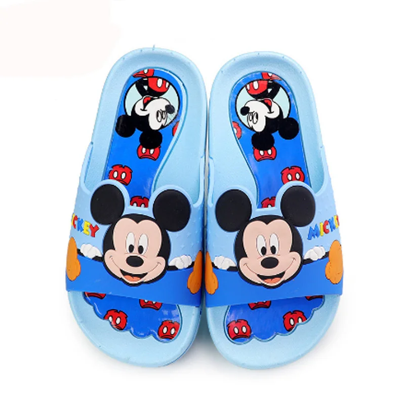 Disney Изящные детские тапочки для девочек и мальчиков детская обувь с рисунком