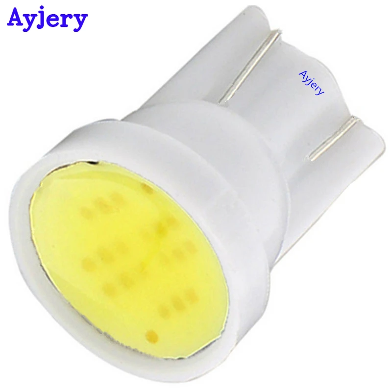 AYJERY 1000 шт 12V T10 Led 194 168 W5W COB 6 светодиодный светильник лампы индикатора чтения