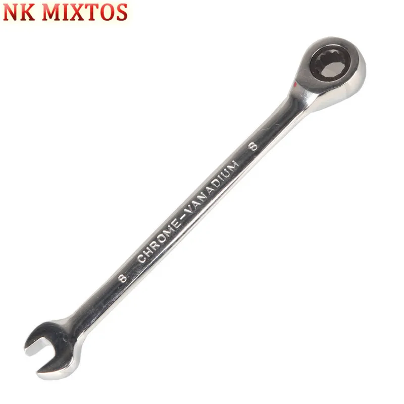 NK MIXTOS 8 10 12 13 14 15 17 18 19 мм Быстрый Реверсивный комбинированный Трещоточный ключ