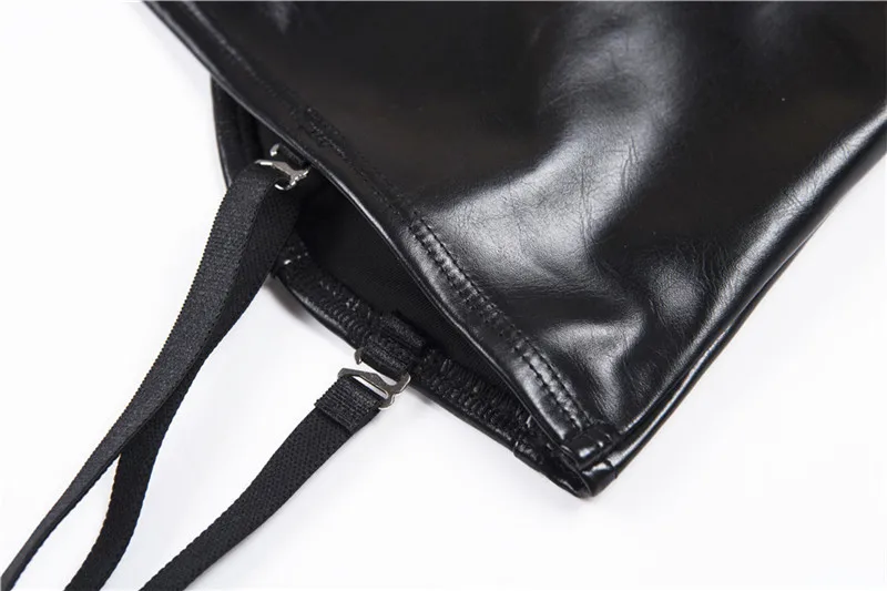 Топы на молнии Toplook из искусственной кожи с v-образным вырезом и бретельками, сексуальные Топики, весна, женские модные Клубные вечерние уличные Топы