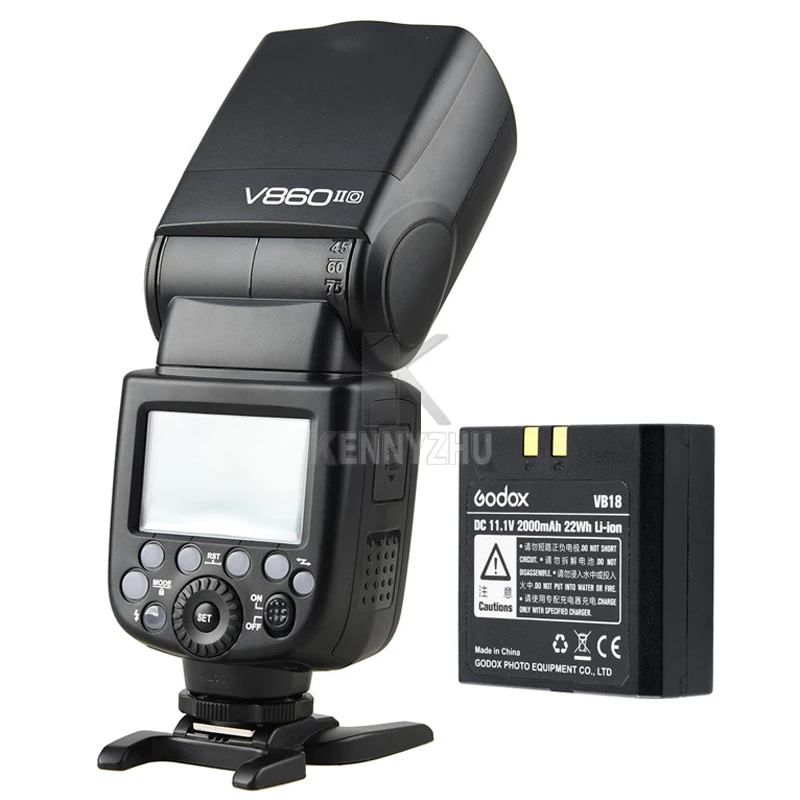GODOX V860IIO 2000 мА/ч, литий-ионный аккумулятор Батарея 2,4G HSS Беспроводной ttl фотовспышка "Speedlite" для цифровой камеры Olympus E-M10II E-M5II E-M1 E-PL8 Panasonic