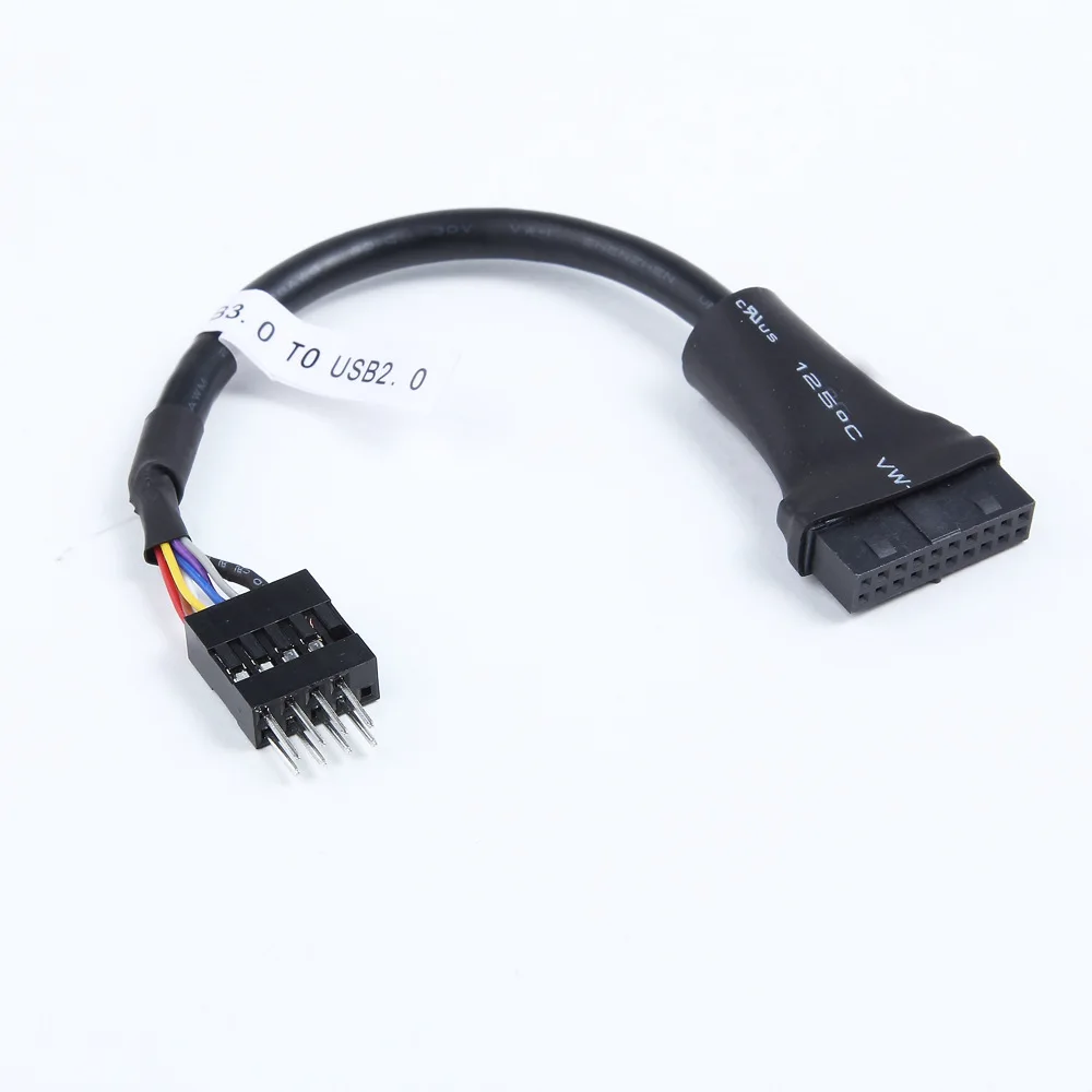 20Pin USB 3 0 мама к 2 папа компьютерная материнская плата подключение USB2.0 20P USB3
