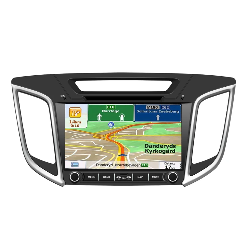 2Din автомобильный Радио DVD gps плеер для hyundai Creta IX25 2014 2015 2016 2017 2018 сенсорный экран