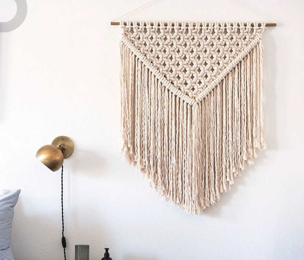 Скандинавские украшения для детской комнаты хлопок ручная работа гобелен с