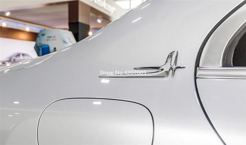 Для Mercedes Benz E Class W213 C класса W205 C180L C200L C260L C320L автомобильные аксессуары удлиняется Стандартный наклейки 2 шт