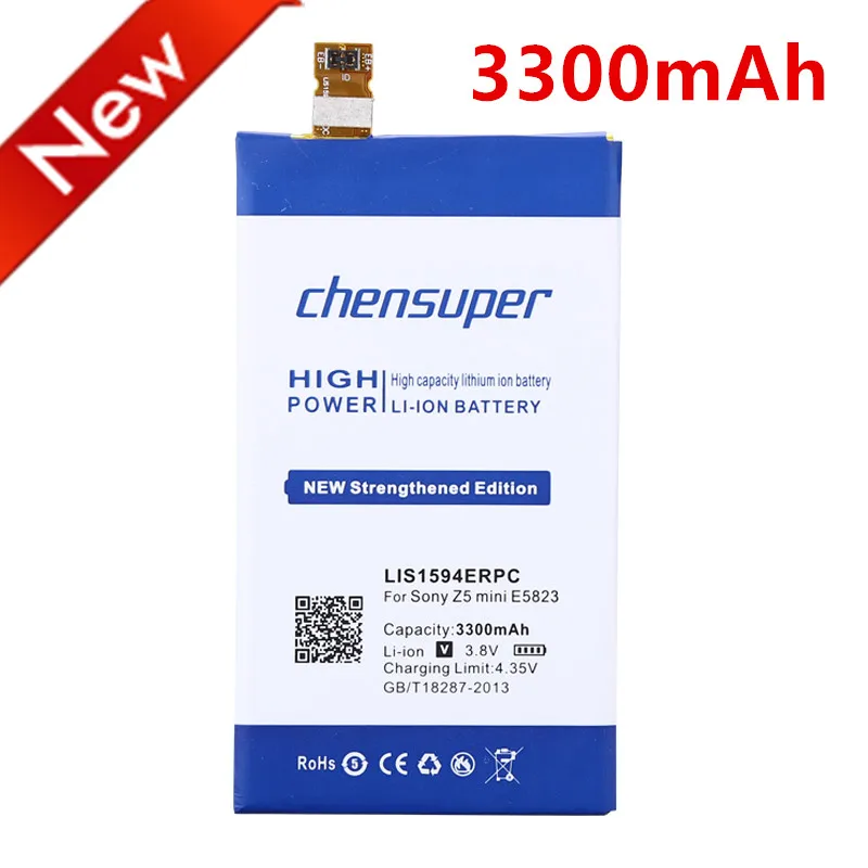 Chensuper 3300 мАч LIS1594ERPC батарея для Sony Xperia Z5 mini compact E5823 E5803 литий-ионный полимерный