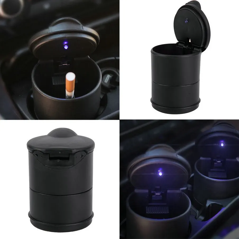 Портативный автомобильный Грузовик LED сигарета дым сигары автомобиля пепельница