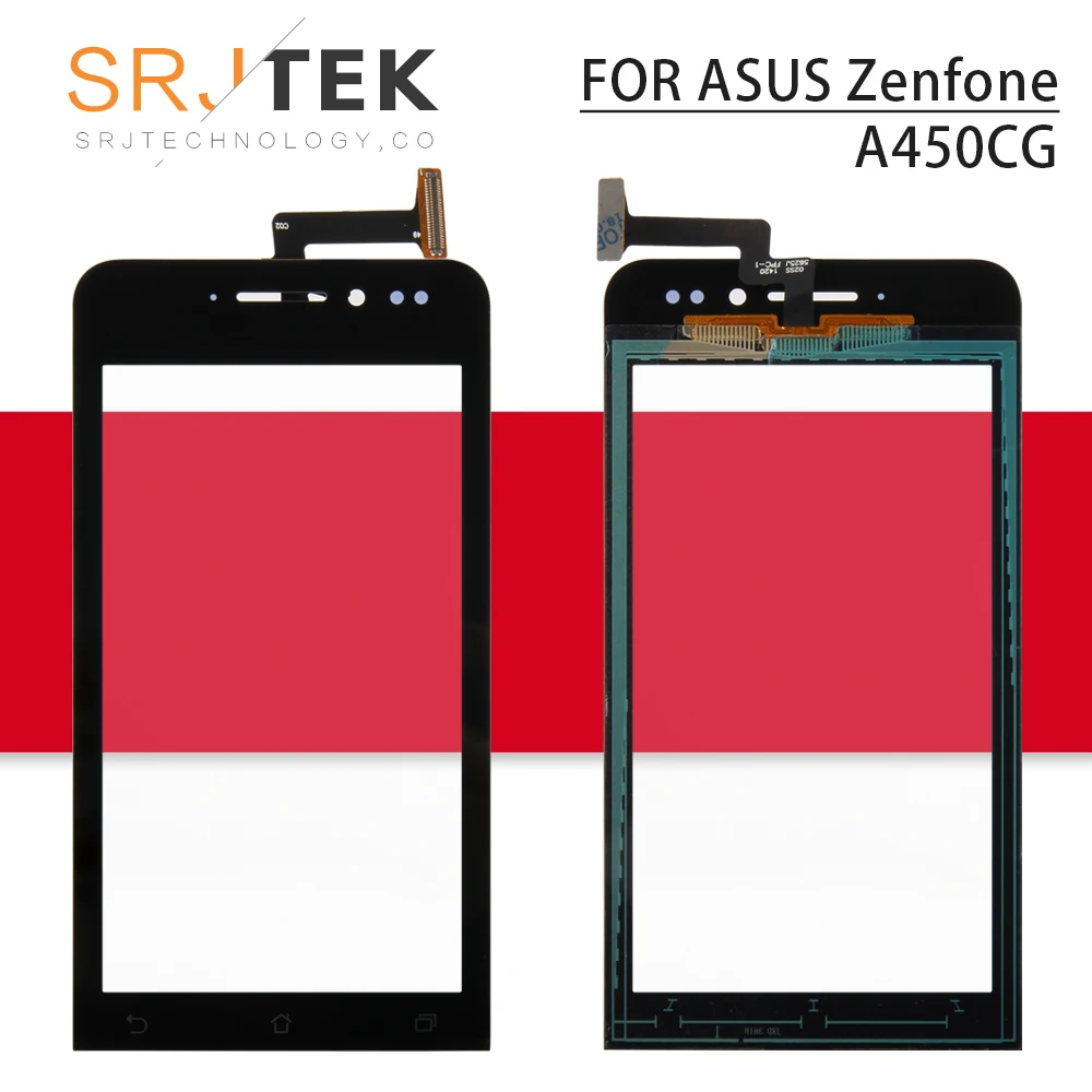 Сенсорный экран от srjtek для ASUS Zenfone 4 5 A450CG дигитайзер сенсорного экрана запасные