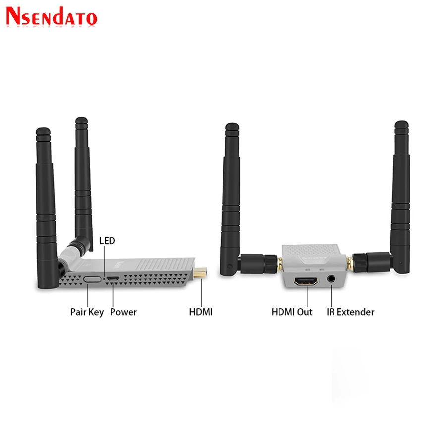 Measy Air Mini 200 м/656фт 2,4 ГГц/5 ГГц Беспроводной Wi-Fi HDMI Аудио Видео удлинитель передатчик Отправитель приемник комплект с ИК-петлей
