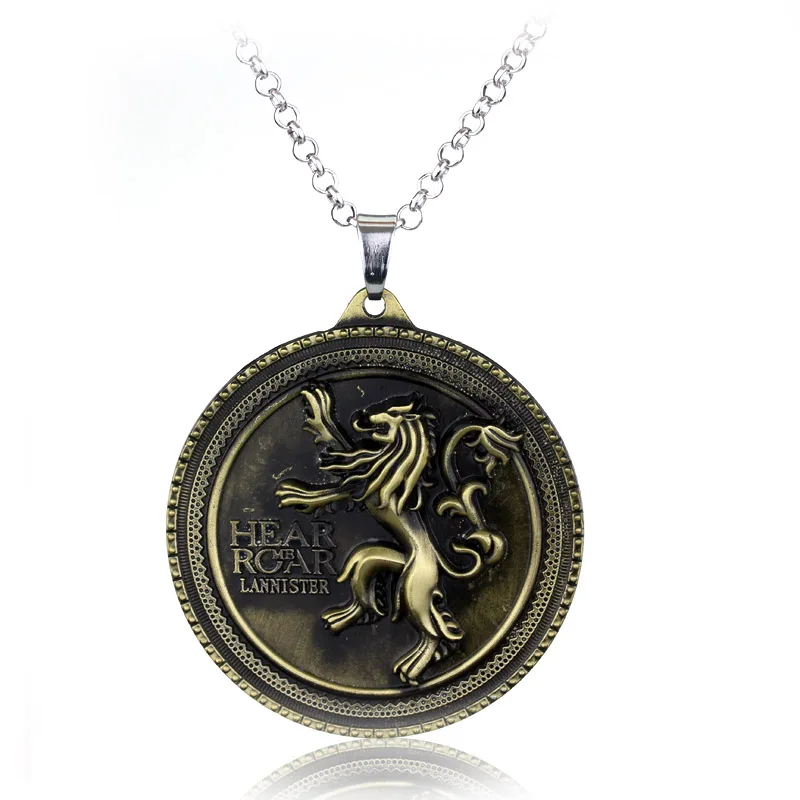 SG Горячая ТВ Игра престолов брелки волк Дракон дом Старк Таргариен Песнь Льда и Огня сувениры для мужчин брелок подарок - Цвет: P27/613