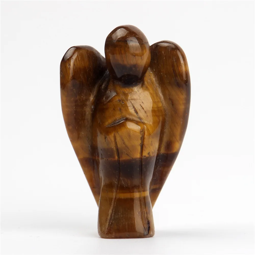 1 5 дюймов Романтический Ангел Натуральный Камень Аметист Резные ремесла