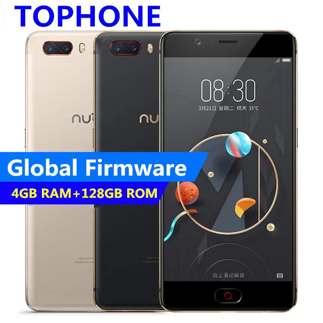Глобальный Nubia m2 5 &quotFHD 4G B Оперативная память 128 ГБ Встроенная мобильного телефона
