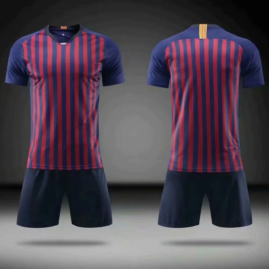 2019 мужские футбольные майки костюмы для матча пустые формы с коротким рукавом